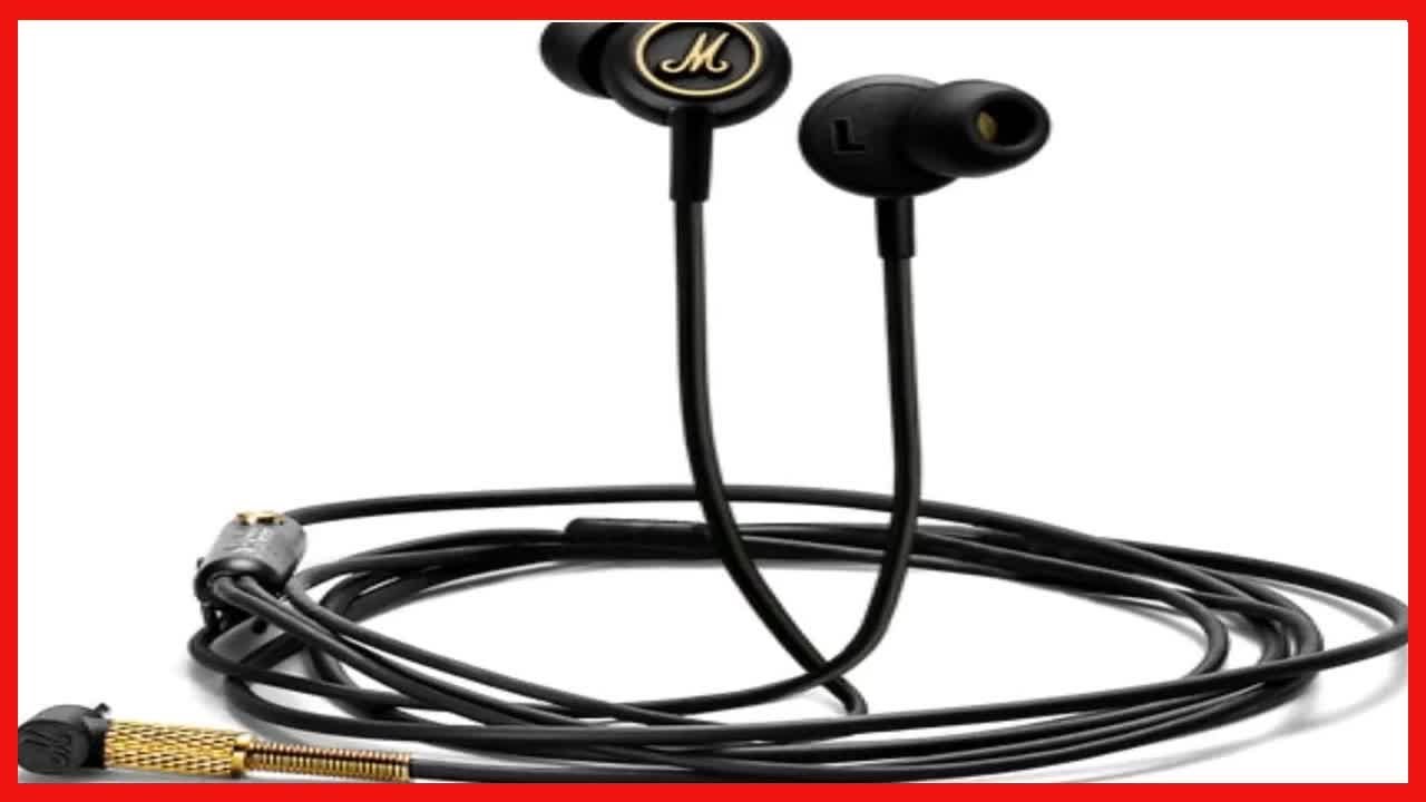Marshall Mode EQ in-Ear Headphones - Black and Brass