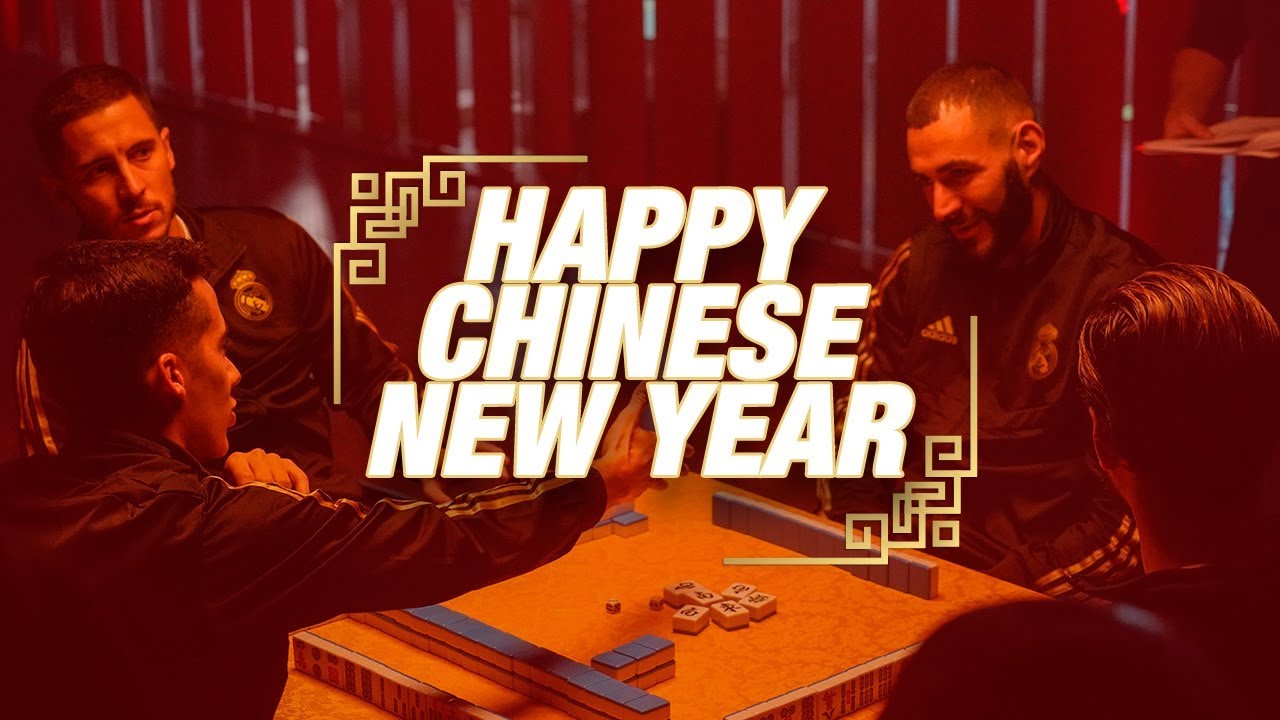 Benzema, Hazard, Lucas V & Nacho play Mahjong! | Happy Chinese New Year!