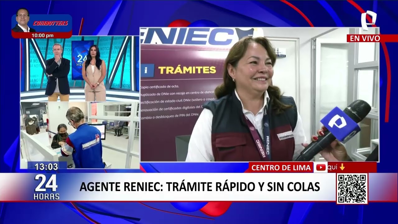 24Horas VIVO | Agente Reniec: trámite rápido y sin colas