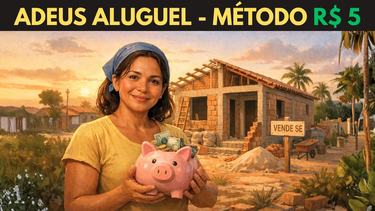 Como uma FAXINEIRA usou o Método dos R$ 5 e DEU ENTRADA na Casa Própria em 24 Meses