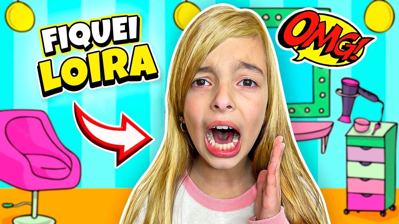 DEU ERRADO E A LAURA FICOU LOIRA, E AGORA ??? 😱 JÉSSICA GODAR, LAURINHA E HELENA E GABRIEL