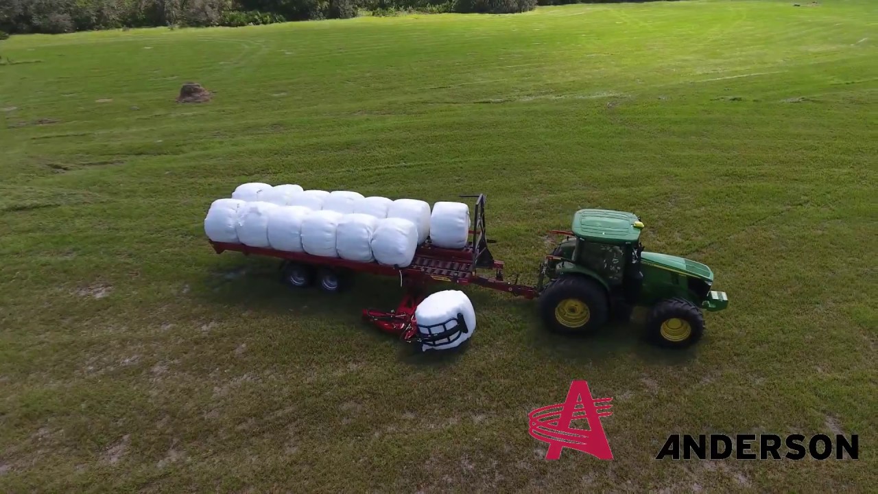 RBMPRO2000 Automatic Self-loading wrapped bale mover, Polk County, FL, USA Sept 2018