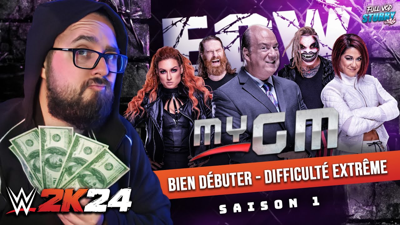 WWE 2K24 : MyGM - PREMIÈRE SAISON COMPLÈTE en DIFFICULTÉ EXTRÊME (Conseils et astuces)