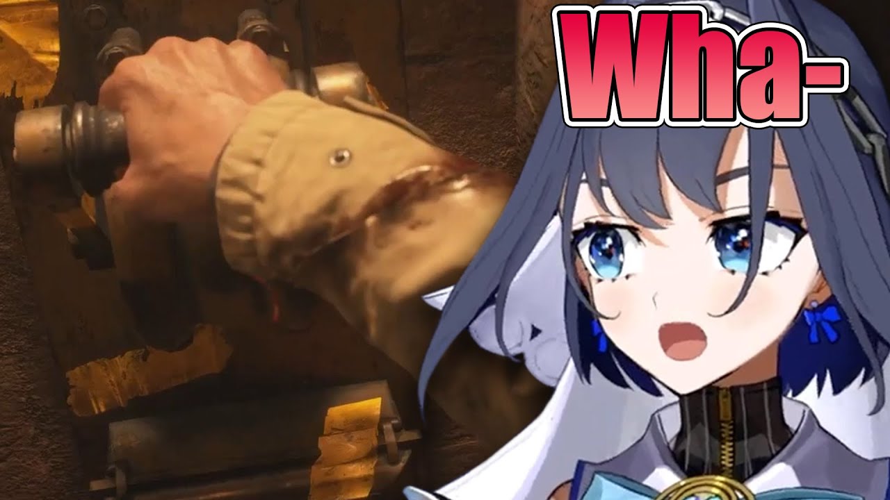Kronii Reaction to Ethan's Hand Getting Sliced Off