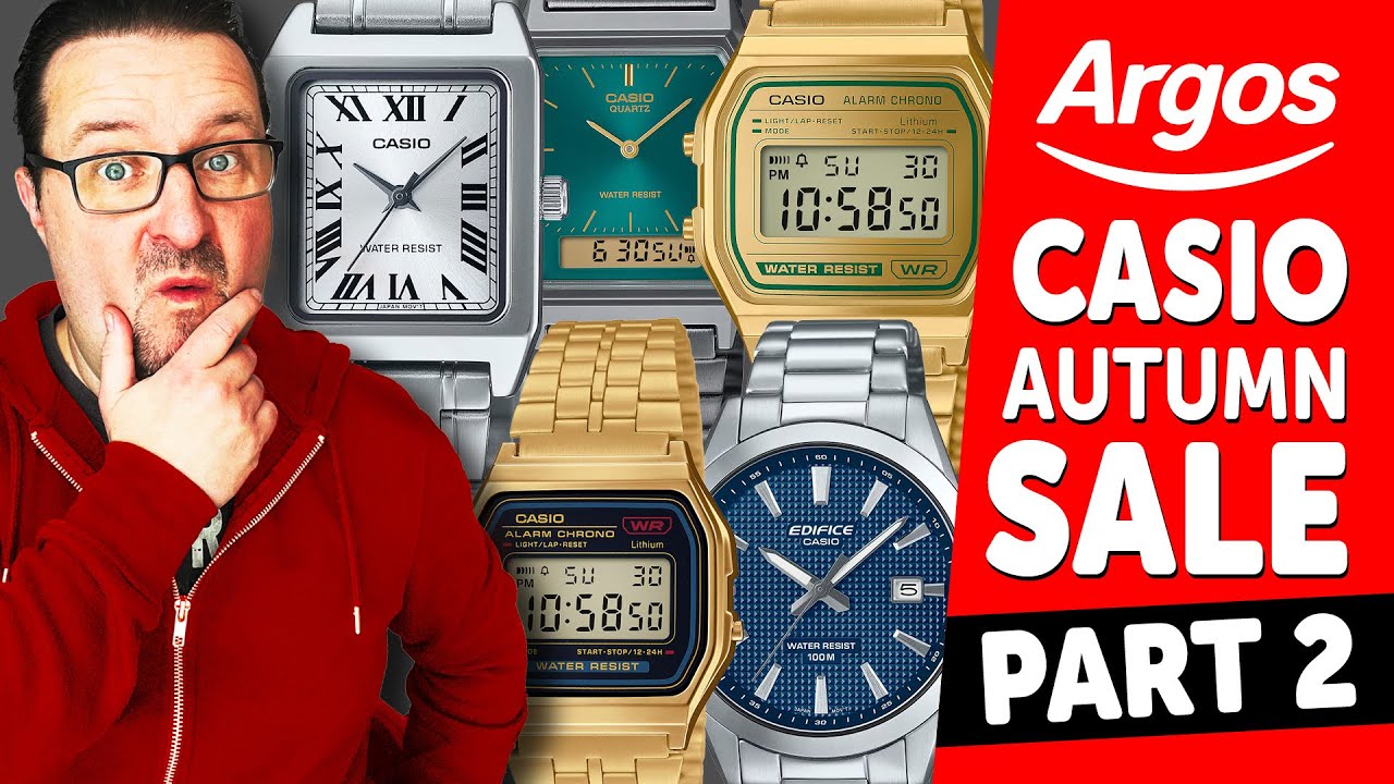 ЕЩЕ 5 ЧАСОВ CASIO, КОТОРЫЕ ВЫ НЕ МОЖЕТЕ ПРОПУСТИТЬ НА Осенней распродаже Argos 🍁 (Часть 2)