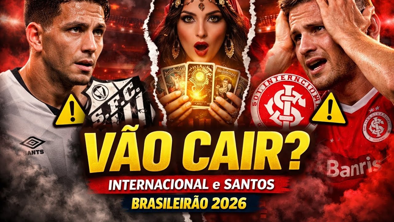 🔮🚨 SANTOS E INTERNACIONAL VÃO SER REBAIXADOS? PREVISÃO CHOCA TORCIDA 