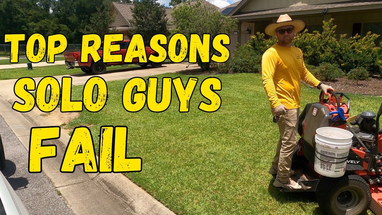 SOLO Guys FAIL In Their Lawn Business Too Often!