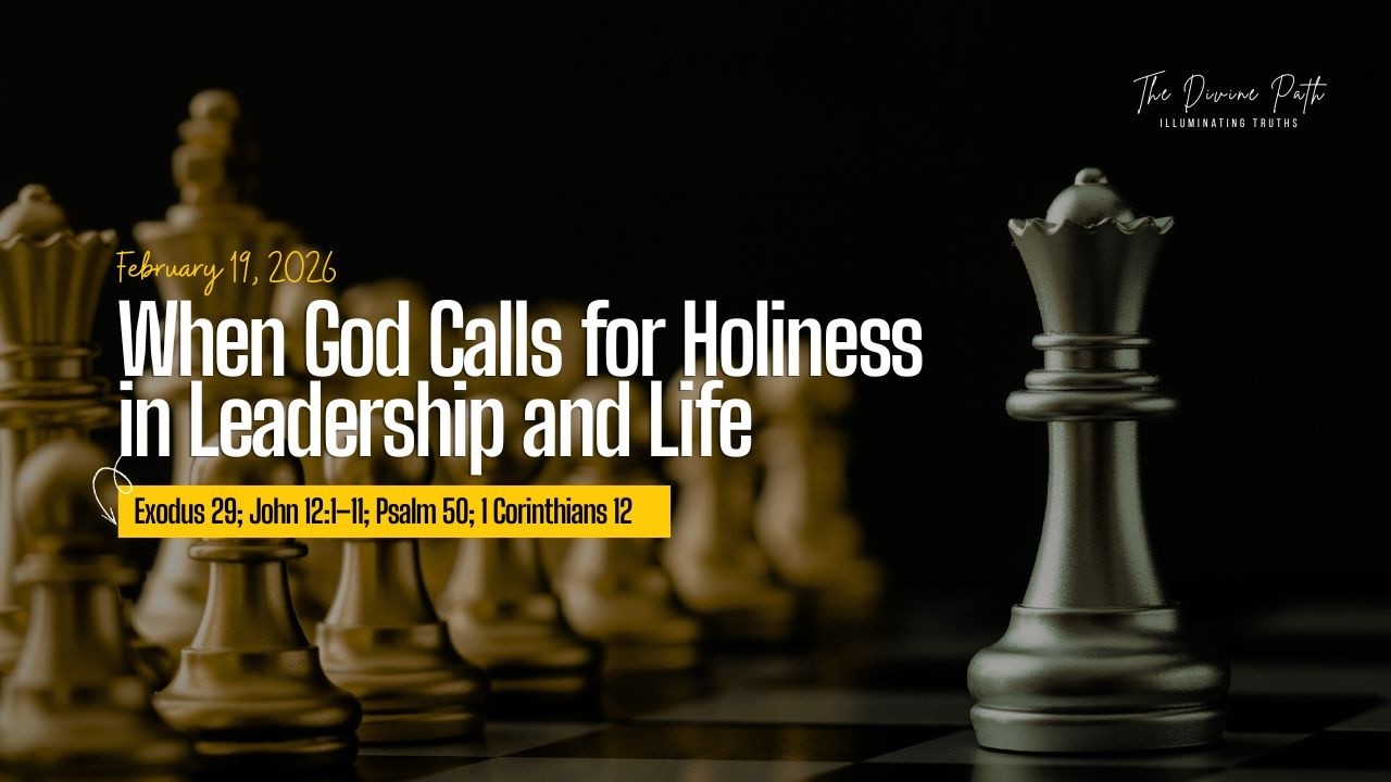 When God Calls for Holiness in Leadership and Life | FEBRUARY 19, 2026