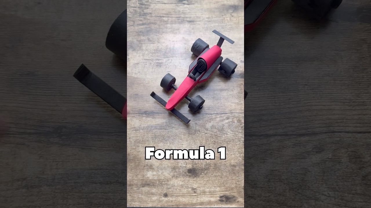 EPIC ORIGAMI FORMULA 1 TUTORIAL | HOW TO MAKE A FORMULA 1 ORIGAMI WORLD CRAFT STEP BY STEP