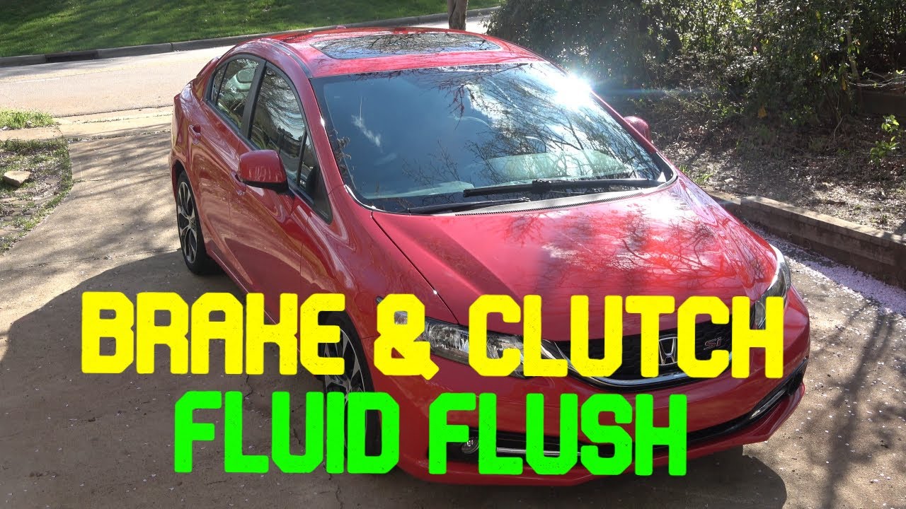 Flush Brake And Clutch Fluid - 9th Generation Honda Civic Si 2012 2013 2014 2015