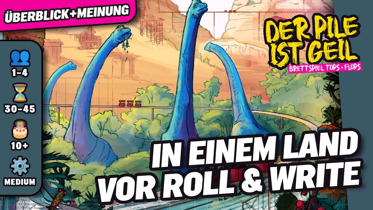 DINOSAUR ISLAND: RAWR'N WRITE - Brettspiel - Der Pile ist geil