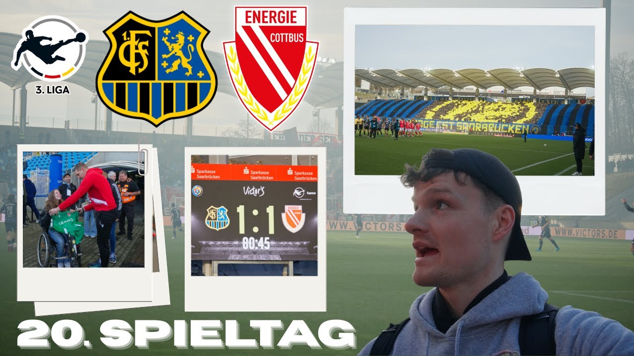 DIE 3.LIGA ist ZURÜCK ⚽️🔥 UNFASSBARES HIN und HER + GEWINNSPIEL| SAARBRÜCKEN vs. ENERGIE COTTBUS