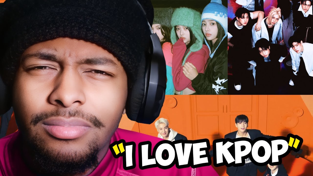 LISTENING TO KPOP FOR THE FIRST TIME (BTS, New Jeans, Stray Kids & More!!!)