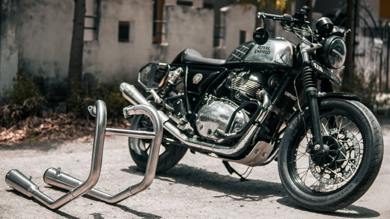 Continental GT 650  SS Moto Corp 2x2 Full System Exhaust - Installation
