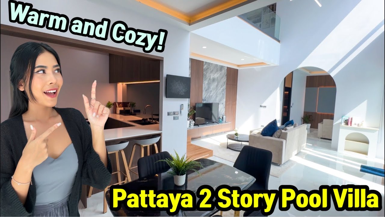 Perfect to Settle Down??? Pattaya Modern 2-Story Pool Villa Near Famous Golf Course!