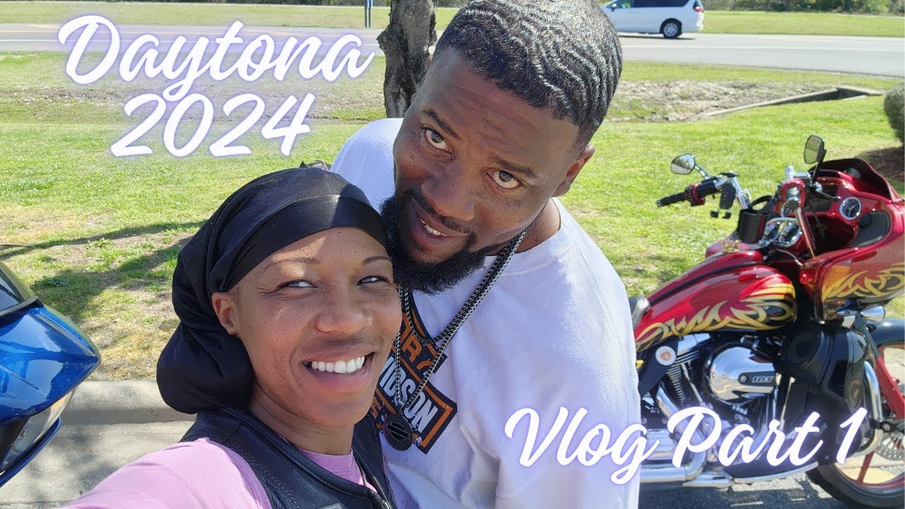 Daytona Bike Week 2024 Vlog Part 1 #motorcycle #couplegoals #daytona