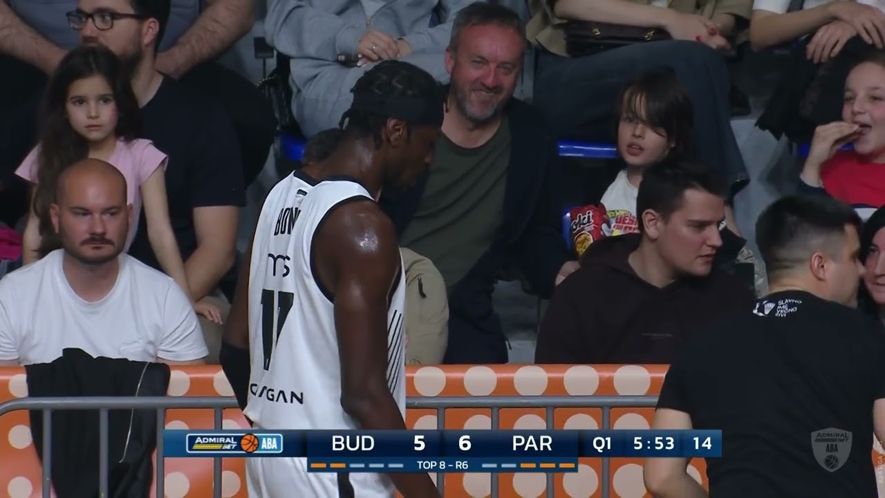 AdmiralBet ABA League 2025/26, Top 8 Round 6 match: Budućnost VOLI - Partizan Mozzart Bet (5.4.2026)