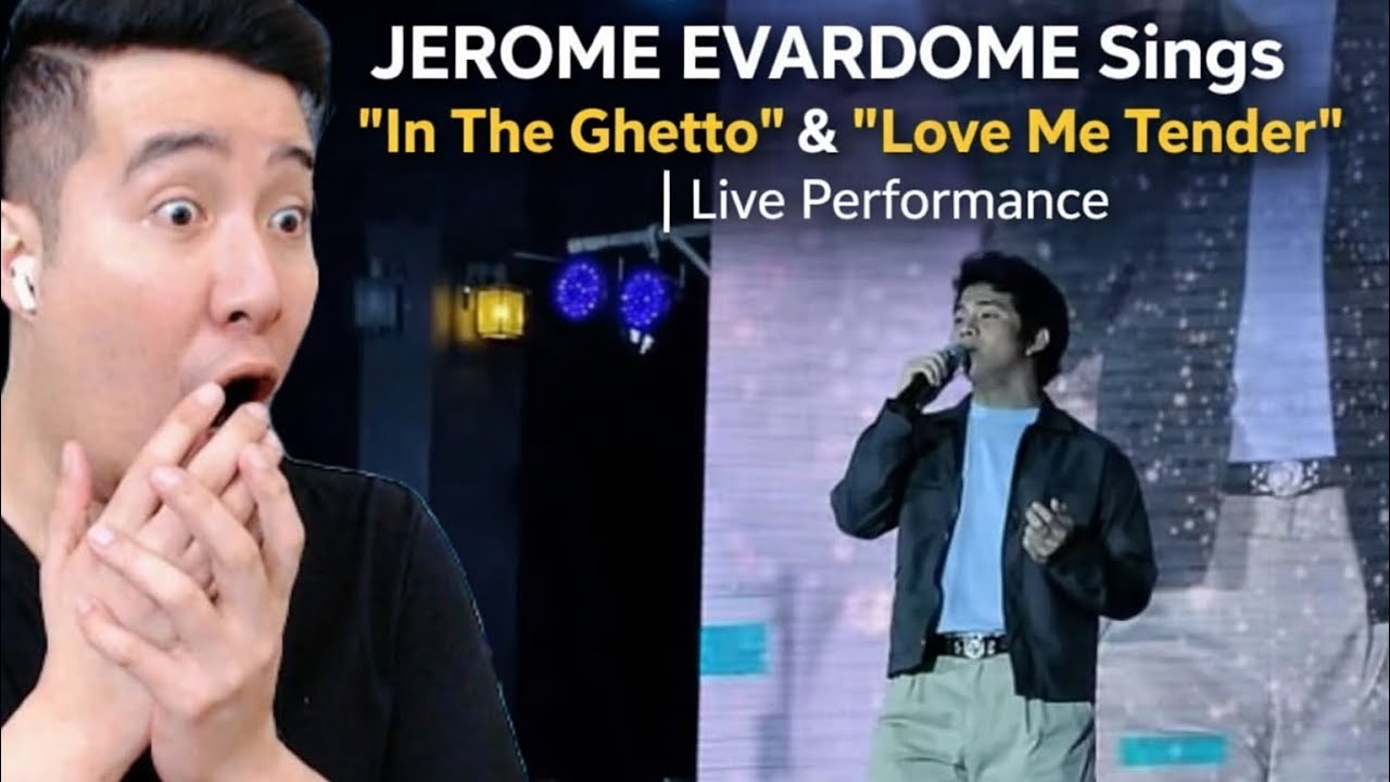 JEROME EVARDOME - In The Ghetto & Love Me Tender performs at KDRAC! live | REACTION