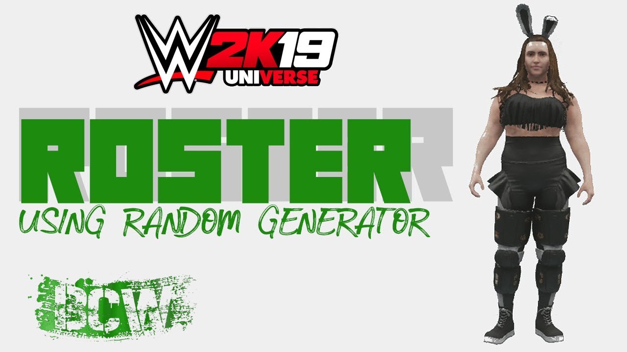 WWE 2K19 | Universe - BCW Roster (Random Generator)