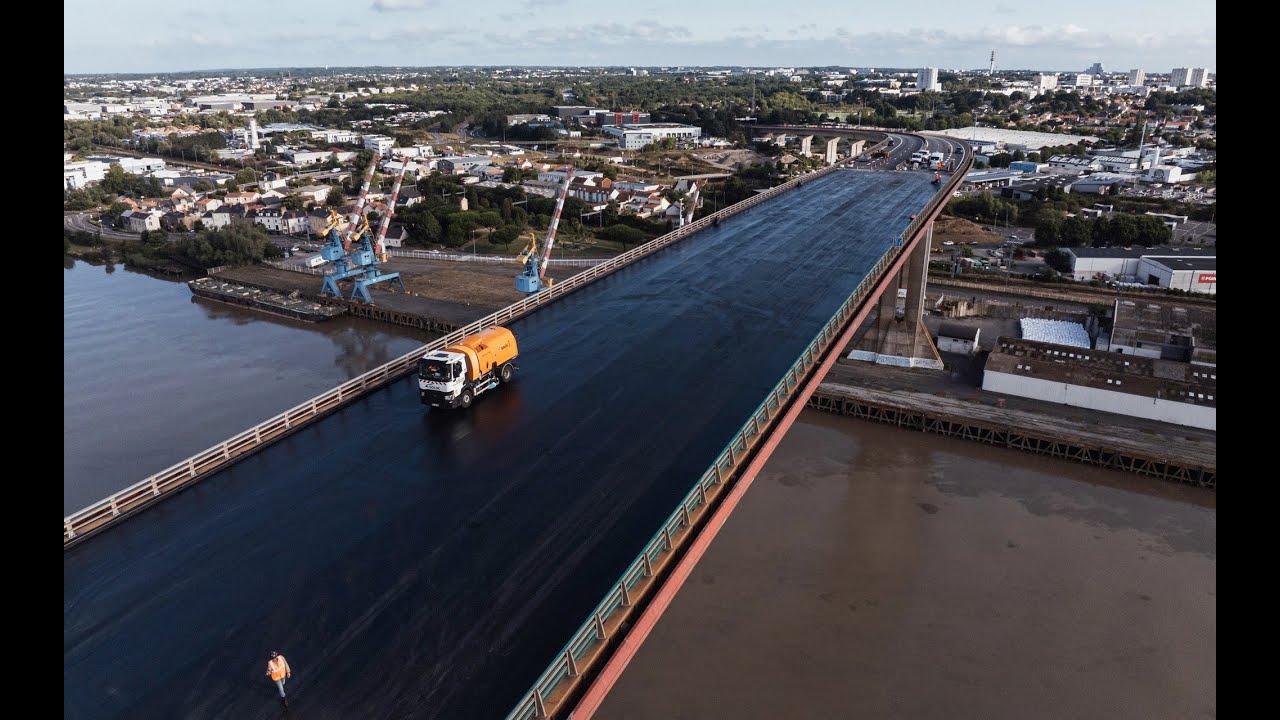 DIR Ouest -  Chantier Pont de Cheviré RN844 à Nantes