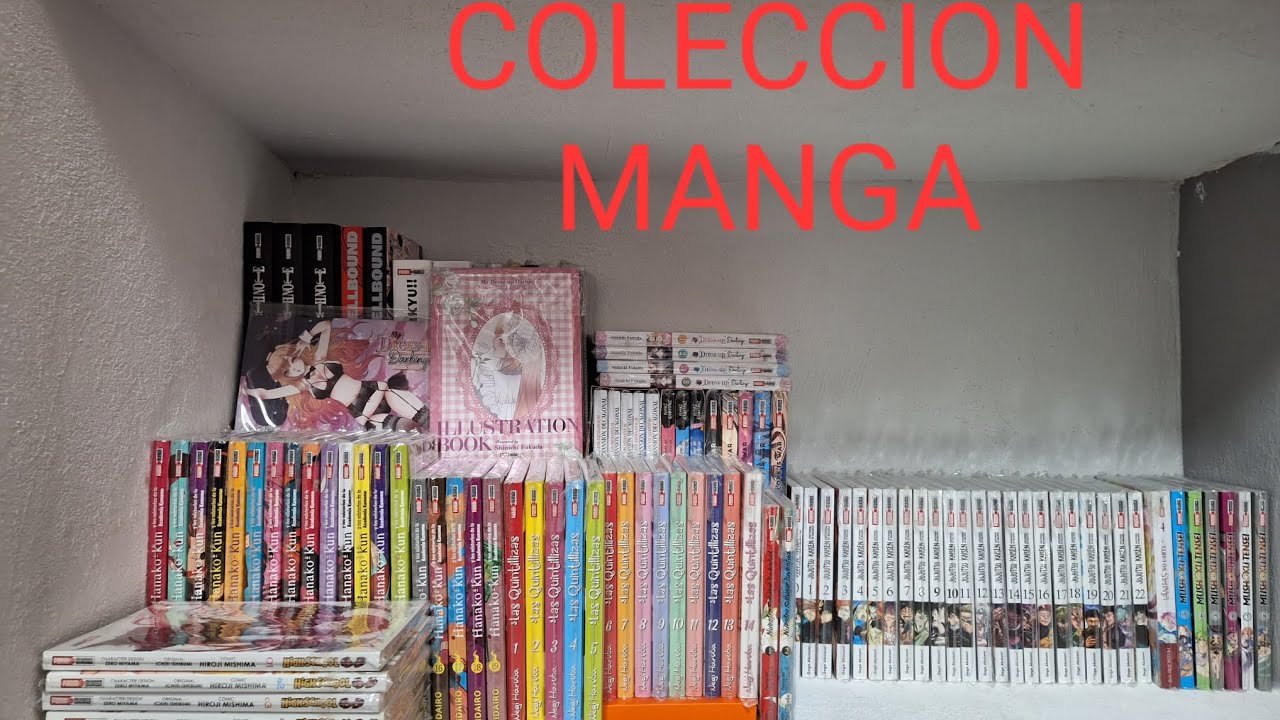 ¡¡mostrando mi coleccion manga!! +100 tomos (primer video en youtube)