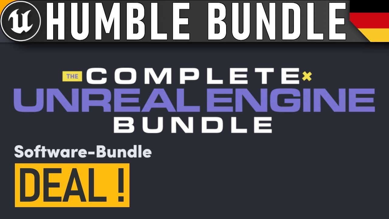KURS DEAL! Humble Bundle - The Complete Unreal Engine Bundle November | Unreal Engine Anfänger Kurse