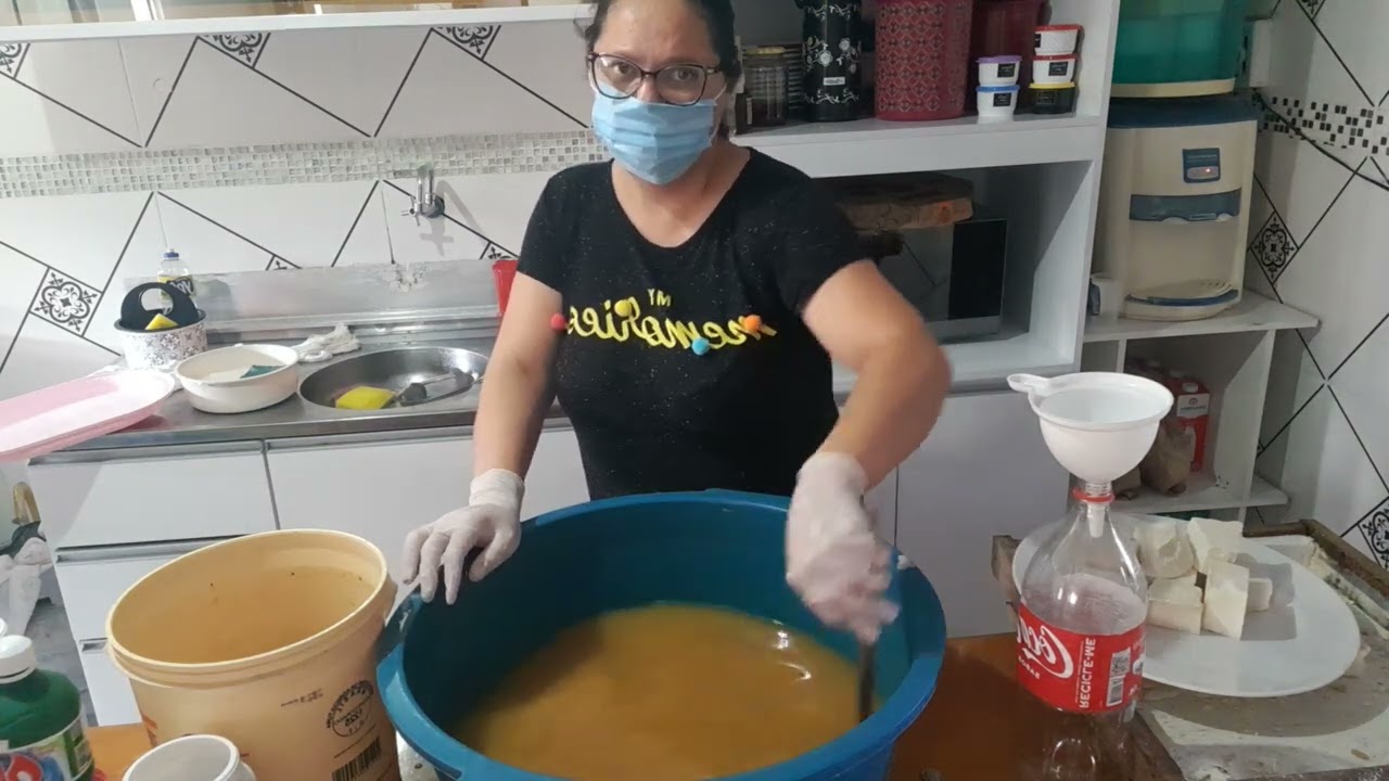 sabao de bicarbonato bicarbonato que protege as mãos! parte 1.