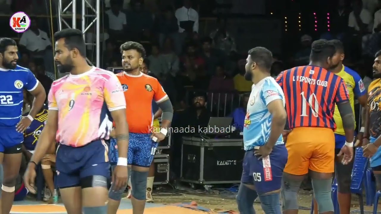 Thrilingeswara sports club vs annapoorneshwari sports club kabbadi @ honnavali