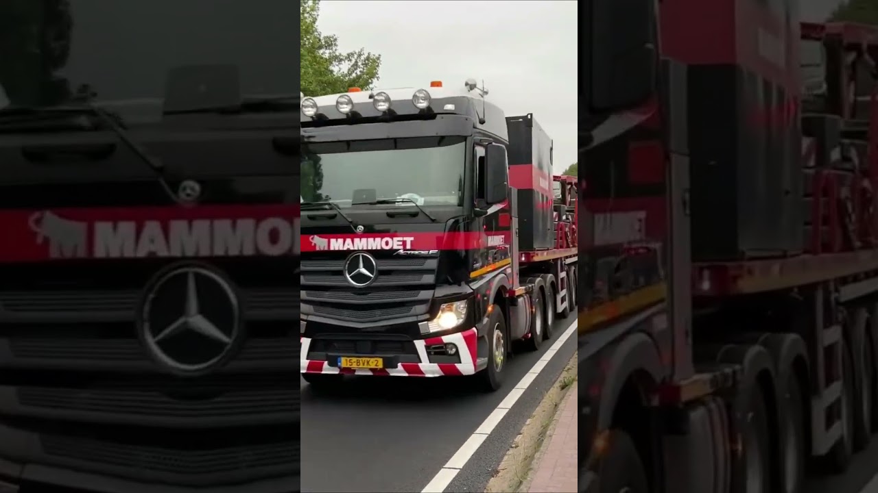 Mercedes-Benz Actros F Mammoet carries heavy loads | Trucks Market