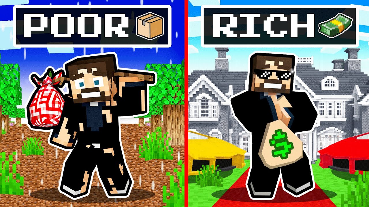 POOR To RICH in Minecraft