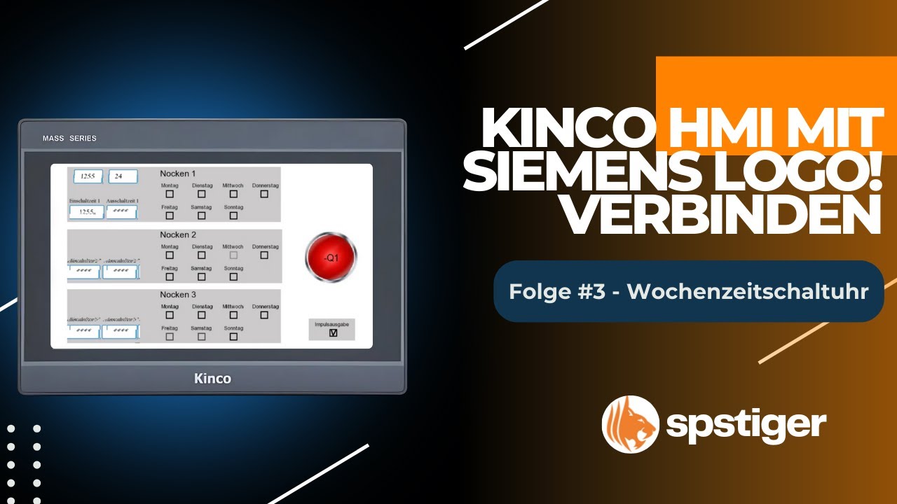 Kinco HMI und Siemens LOGO! Wochenzeitschaltuhr
