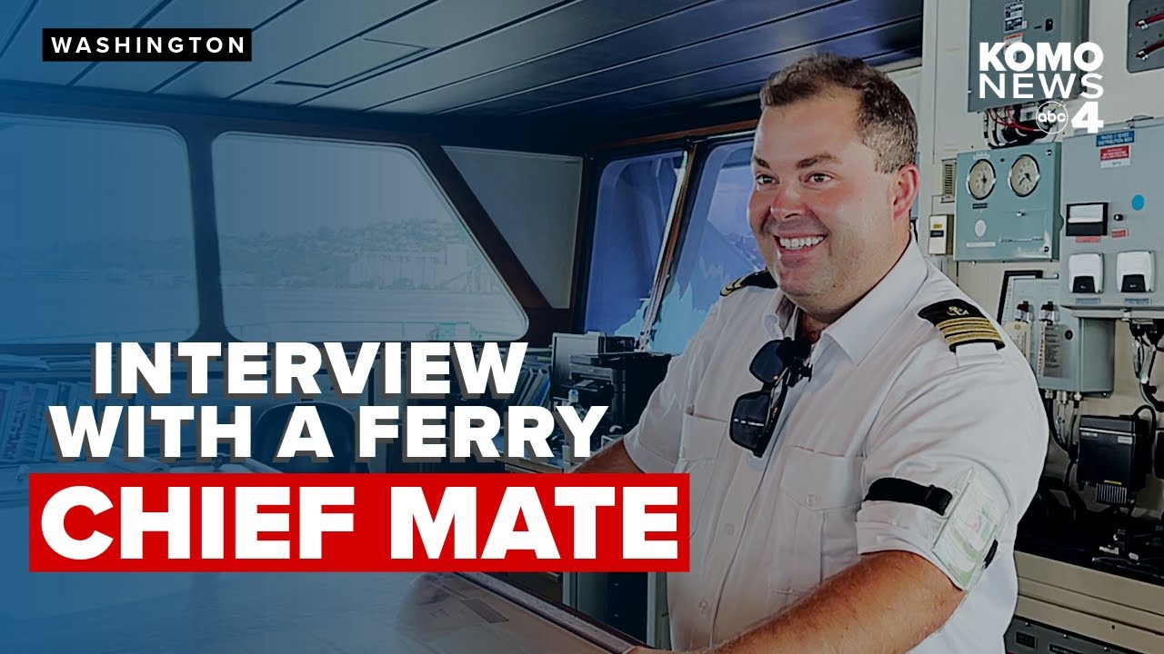 Washington State Ferries: Chief Mate explains what it takes to be at the helm of a ferry