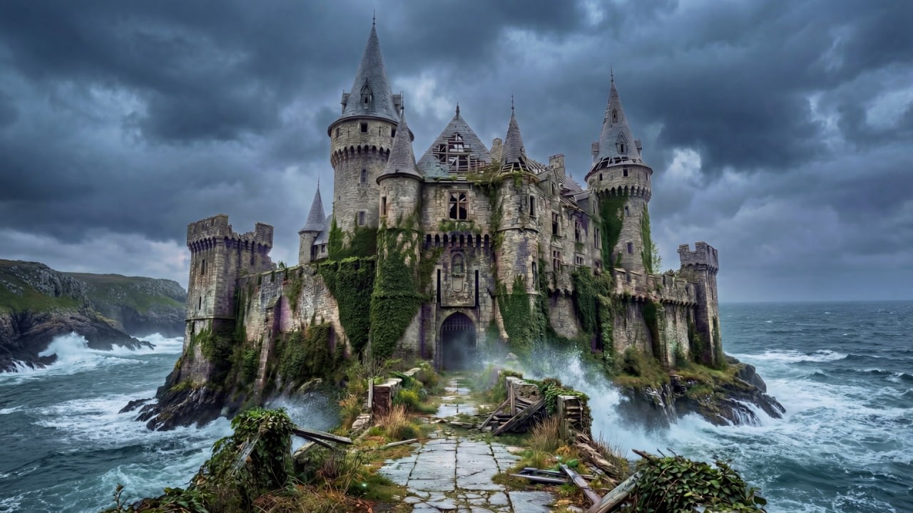 I Turned an Abandoned Medieval Castle Into a Modern Luxury Mansion (ASMR)