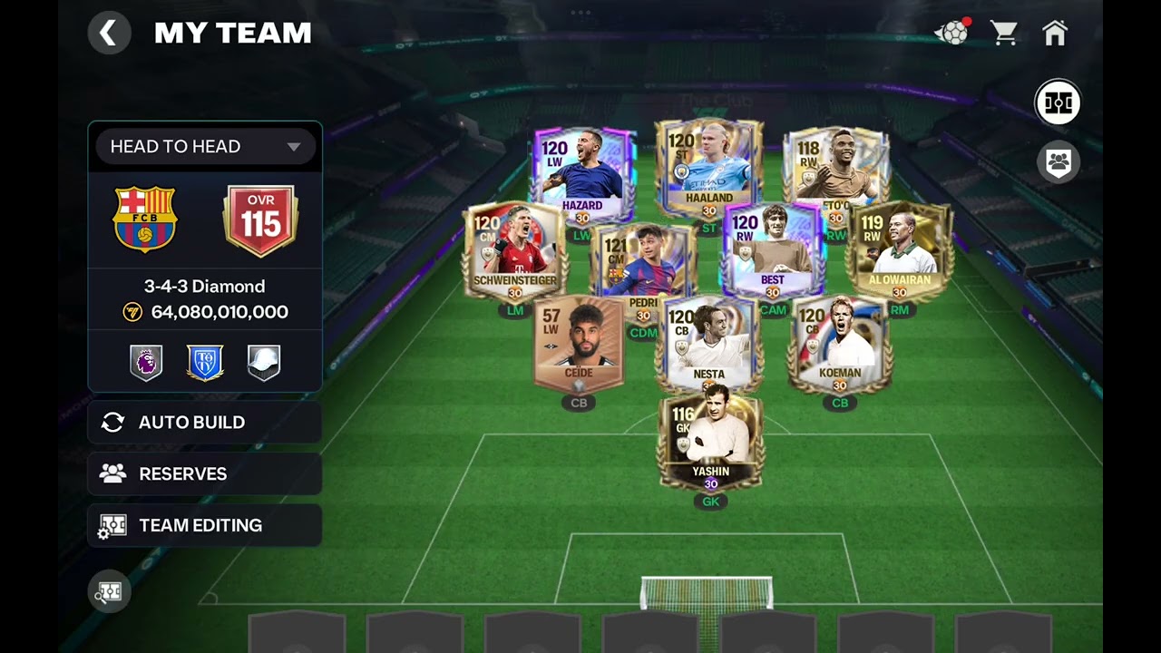#fc mobile squad upgrade ovr 120 .who should I change in my team?