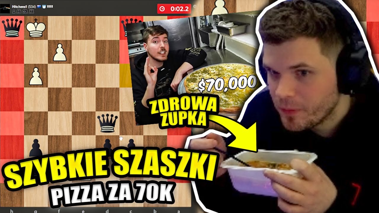 GUCIO | NAJGORSZY GRACZ W SZACHY | PIZZA ZA 70000$ |
