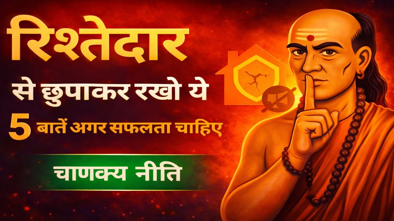 भूलकर भी अपने रिश्तेदारों को ये 5 बातें मत बताना, वरना बर्बाद हो जाओगे | Chanakya Niti 😱