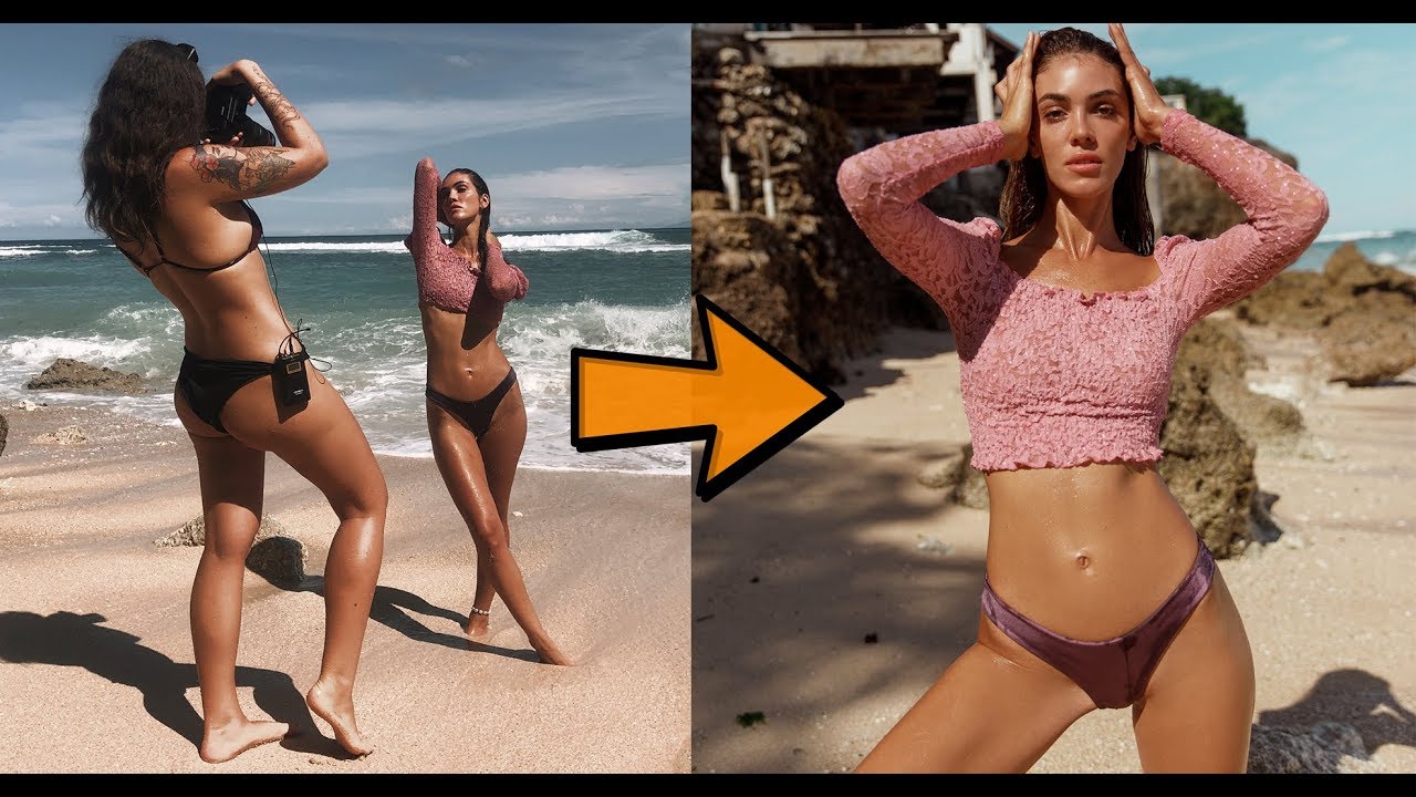 Natural Light Bali Beach Photoshoot Behind The Scenes