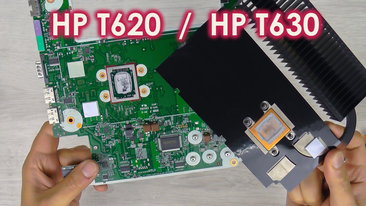 Jak wymienić pastę termoporzewodzącą w HP T620 / HP T630 / HP T620plus / HP T730