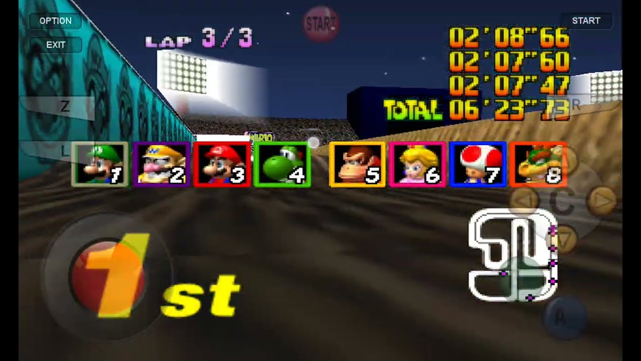 Mario kart 64(parte3)#games 