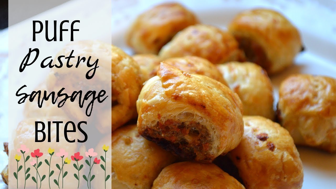 Super Bowl Appetizer Ideas I How to make Puff Pastry Sausage Bites #Appetizer #superbowl #fingerfood