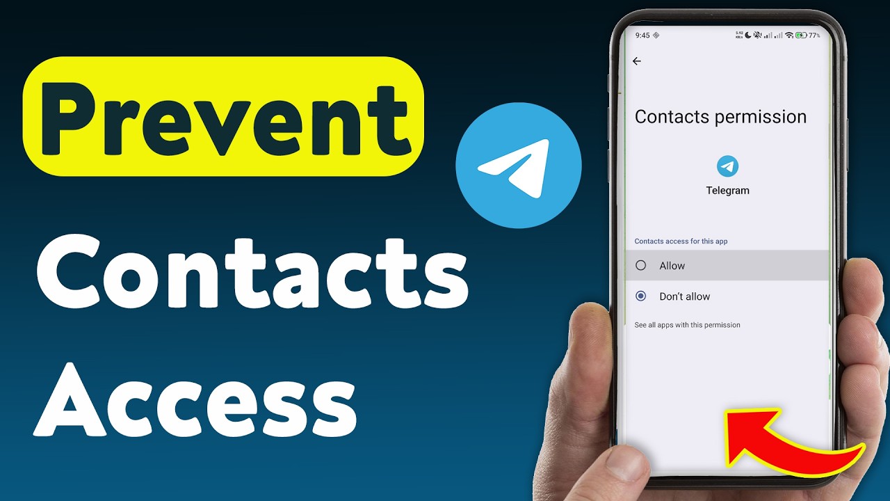How to Prevent Contacts Access On Telegram (Updated)