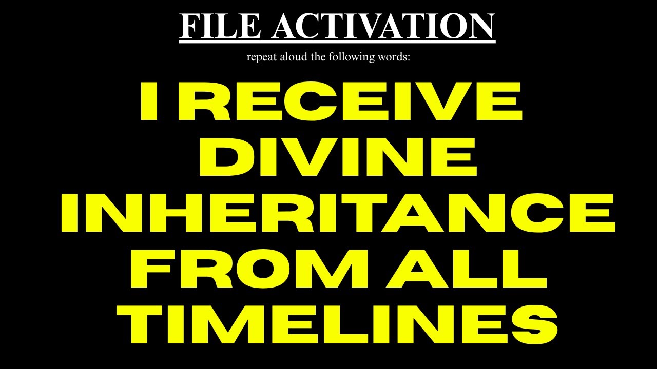 [WARNING: EXTREMELY POWERFUL] I receive divine inheritance from all timelines (subliminal)