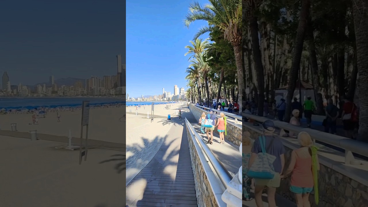 A Beautiful Day At The Poniente Beach Benidorm #benidorm #alicante #costablanca #spain