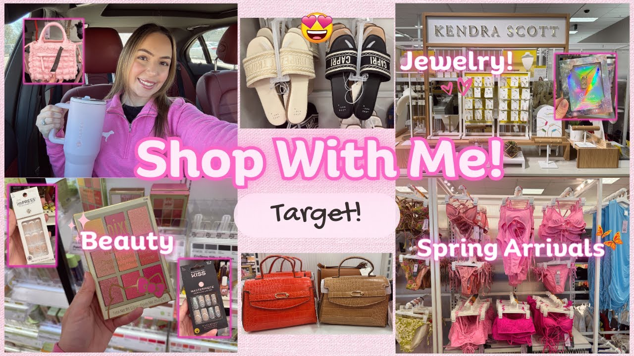 TARGET SHOPPING: New Spring 2024 Finds! Clothes, self care, beauty, & more ✨