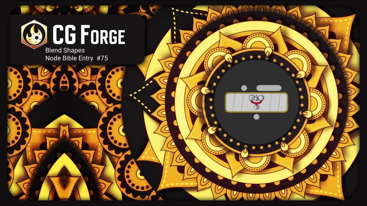 Houdini | Смешивание форм | Библия узлов CG Forge