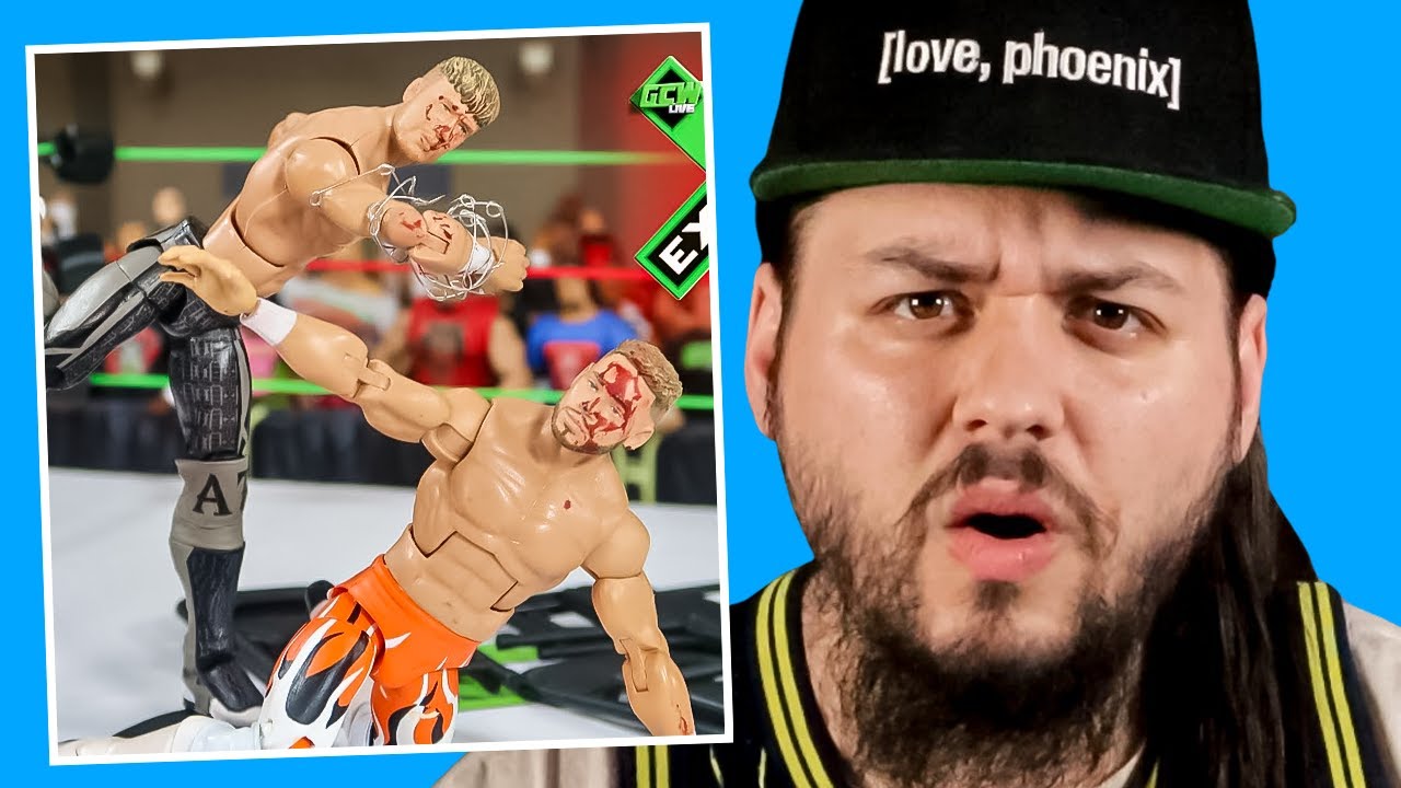 I Reacted To WSC Stage Creator vs Will Ospreay WWE Action Figure Match