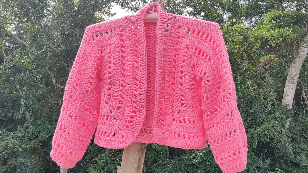 CASACO HEXAGONAL para INICIANTES , SUPER FÁCIL #croche