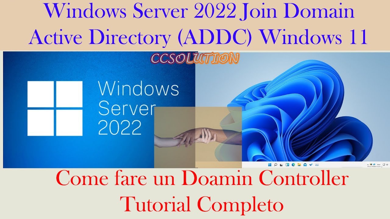 Installare e configurare Windows Server 2022 Active directory Join Windows 11 Parte 01