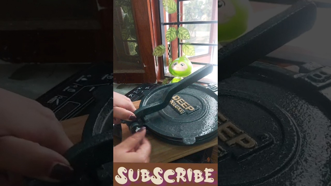 Теперь сделайте 100 роти без каких-либо хлопот 💃roti press /roti maker #shorts