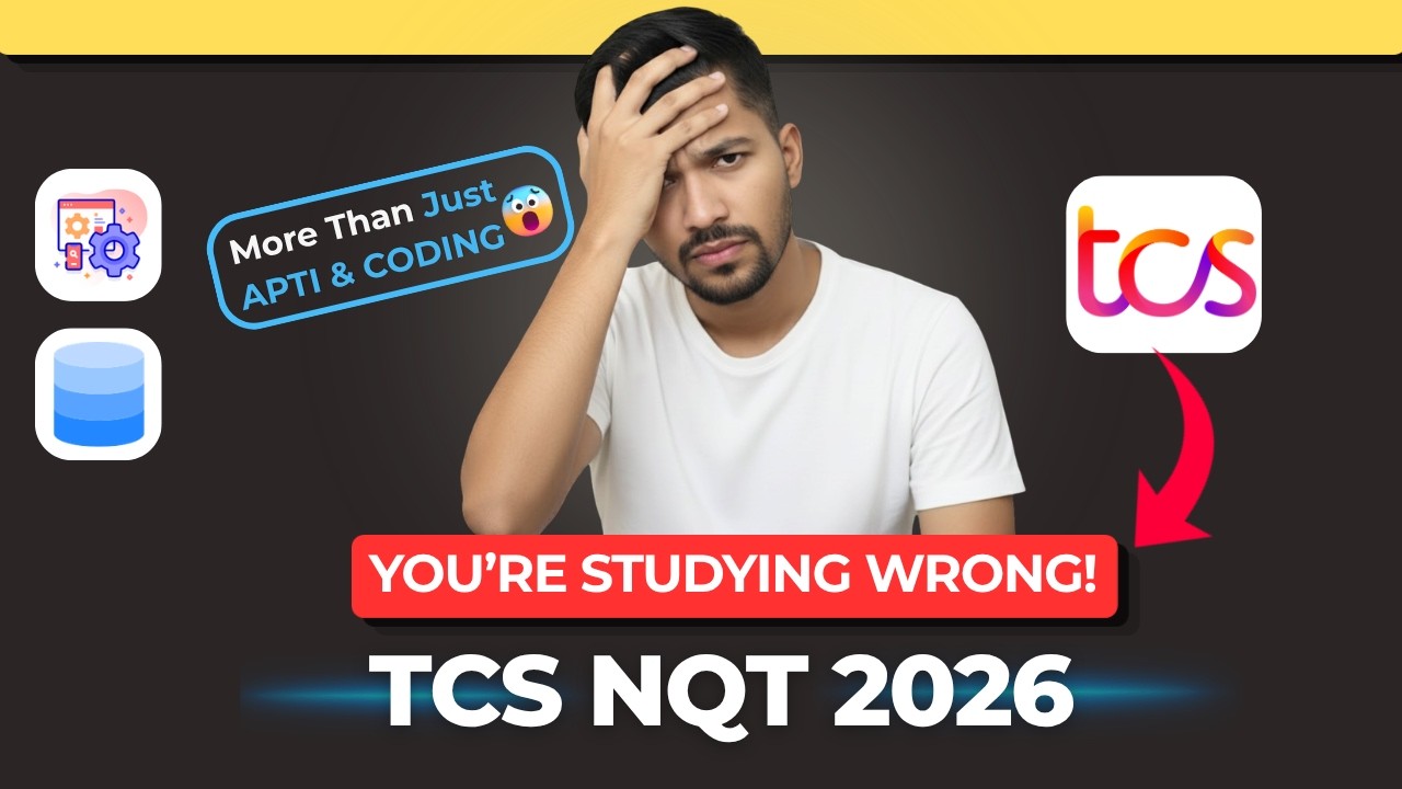 TCS NQT 2026 Most Important Topics | 80% Questions From These